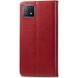 Кожаный чехол книжка GETMAN Gallant (PU) для Oppo A53 5G / A73 5G, Красный