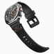 Металевий ремінець Armor Pro із силіконовою вставкою для Samsung Galaxy Watch 8 40/44 мм., black+black