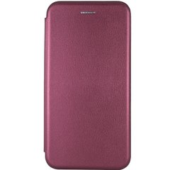 Кожаный чехол (книжка) Classy для Samsung Galaxy A22 4G / M32, Бордовый