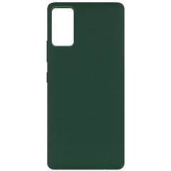 Чехол Silicone Cover Full without Logo (A) для Xiaomi Redmi Note 9 4G / Redmi 9 Power / Redmi 9T, Зеленый / Dark green