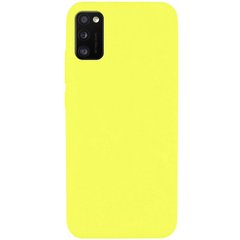 Чехол Silicone Cover Full without Logo (A) для Samsung Galaxy A41, Желтый / Flash