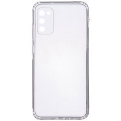 TPU чехол GETMAN Clear 1,0 mm для Samsung Galaxy A03s, Бесцветный (прозрачный)