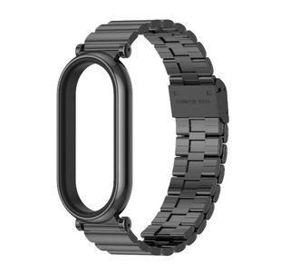 Ремінець металевий Mijoas GT4 для mi Band 8/9, Чорний