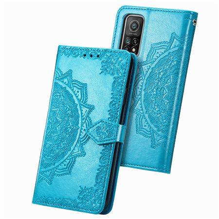 Кожаный чехол (книжка) Art Case с визитницей для Xiaomi Mi 10T / Mi 10T Pro, Синий