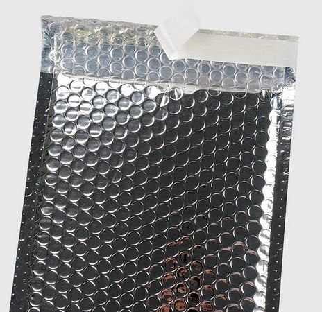 Пакет Бандерольный Армированный Серебро, 30x35 см