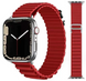 Силіконовий ремінець Alpine LOOP Apple Watch 42 / 44 / 45 / 49 AAA+, Червоний
