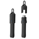 USB4.0 Type-C &harr; Type-C кабель-брелок (80Gbps, 240W) з кришкою, Чорний