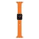 Ремешок BlackPink Силиконовый Узкий для Apple Watch 42/44mm Оранжевый