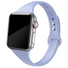 Ремешок BlackPink Силиконовый Узкий для Apple Watch 42/44mm Сиреневый