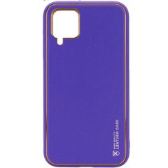 Кожаный чехол Xshield для Samsung Galaxy A22 4G, Фиолетовый / Ultra Violet