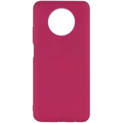 Чехол Silicone Cover Full without Logo (A) для Xiaomi Redmi Note 9 5G / Note 9T, Бордовый / Marsala