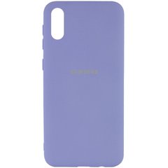 Чехол Silicone Cover My Color Full Protective (A) для Samsung Galaxy A02, Сиреневый / Dasheen