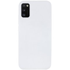 Чехол Silicone Cover Full without Logo (A) для Samsung Galaxy A41, Белый / White