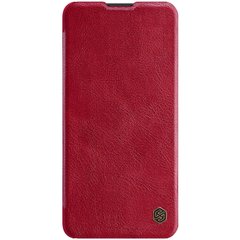 Кожаный чехол (книжка) Nillkin Qin Series для Huawei P40, Красный