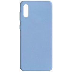Силиконовый чехол Candy для Samsung Galaxy A02, Голубой / Lilac Blue