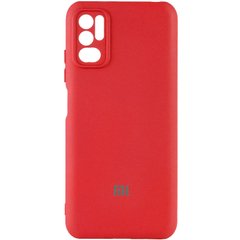 Чехол Silicone Cover My Color Full Camera (A) для Xiaomi Redmi Note 10 5G / Poco M3 Pro, Красный / Red