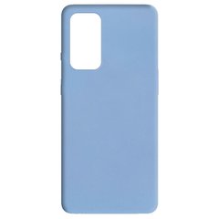 Силиконовый чехол Candy для OnePlus 9, Голубой / Lilac Blue