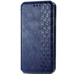 Кожаный чехол книжка GETMAN Cubic (PU) для Samsung Galaxy M31, Синий