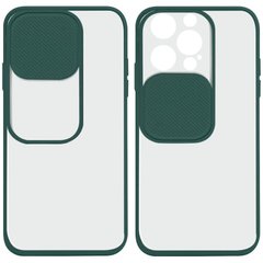 Чехол Camshield mate TPU со шторкой для камеры для Apple iPhone 13 Pro (6.1"), Зеленый