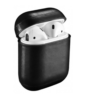 Чехол AirPods iCarer Classic Leather Case , Черный