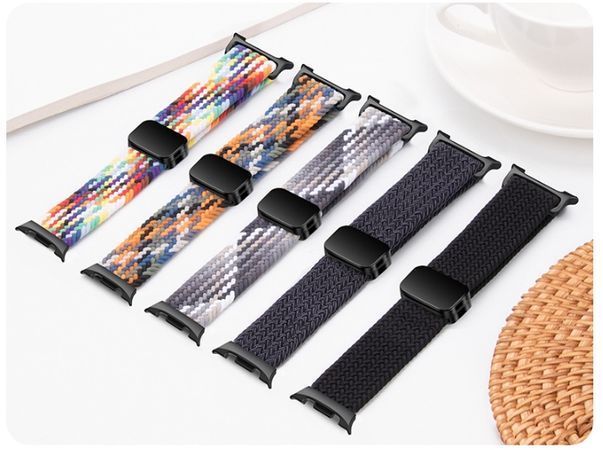 Ремешок плетеный нейлоновый для Samsung Galaxy Watch 8starry black