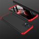 Пластиковая накладка GKK LikGus 360 градусов (opp) для Realme 8 / 8 Pro, Черный / Красный