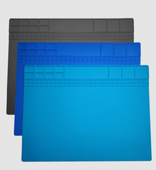 Антистатичний настільний килимок 405*305 (W220) magnitic, Блакитний