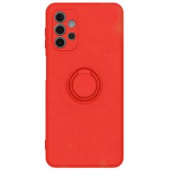 Чехол TPU Candy Ring Full Camera для Samsung Galaxy A52 4G / A52 5G / A52s, Красный / Red