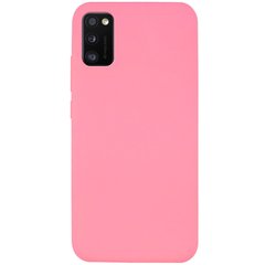Чехол Silicone Cover Full without Logo (A) для Samsung Galaxy A41, Розовый / Pink