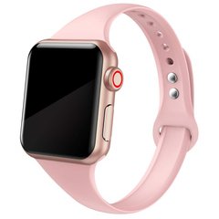 Ремешок BlackPink Силиконовый Узкий для Apple Watch 42/44mm Розовый