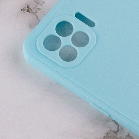 Силиконовый чехол Candy Full Camera для Oppo A93, Бирюзовый / Turquoise