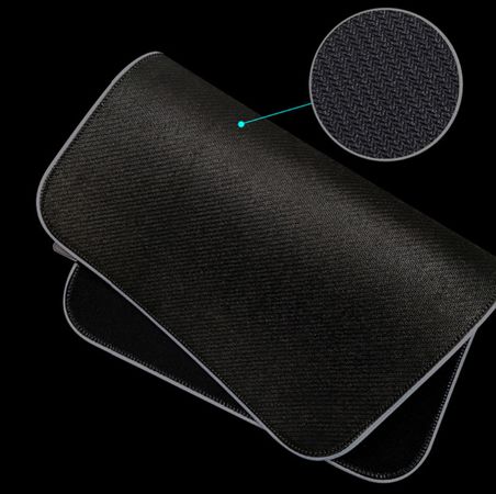 LED килимок для мишки Чорний 80x30 см