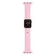 Ремінець BlackPink Силіконовий Вузький для Apple Watch 42/44mm Рожевий