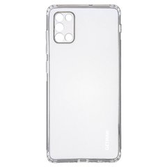 TPU чехол GETMAN Clear 1,0 mm для Samsung Galaxy A31, Бесцветный (прозрачный)