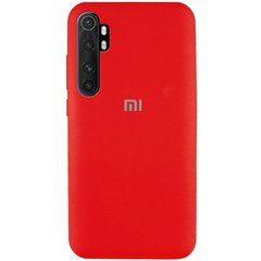 Чехол Silicone Cover Full Protective (AA) для Xiaomi Mi Note 10 Lite, Красный / Red