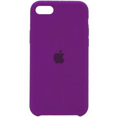 Чехол Silicone Case для iPhone 7 | 8 | SE 2020 Фиолетовый - Dark Purple