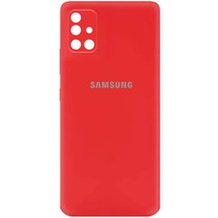Чехол Silicone Cover My Color Full Camera (A) для Samsung Galaxy A51, Красный / Red