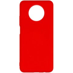 Чехол Silicone Cover Full without Logo (A) для Xiaomi Redmi Note 9 5G / Note 9T, Красный / Red