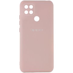 Чехол Silicone Cover My Color Full Camera (A) для Oppo A15s / A15, Розовый / Pink Sand
