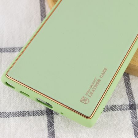 Кожаный чехол Xshield для Samsung Galaxy Note 10, Мятный / Mint