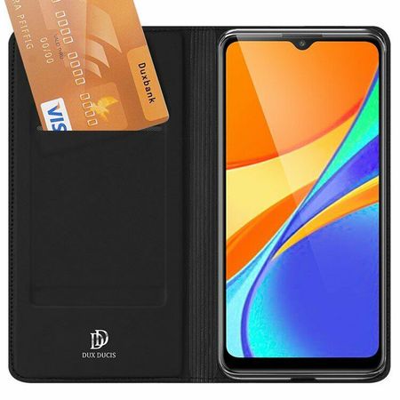 Чехол-книжка Dux Ducis с карманом для визиток для Samsung Galaxy A03 Core, Черный