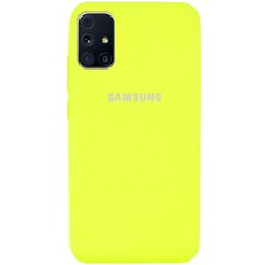 Чехол Silicone Cover Full Protective (AA) для Samsung Galaxy M31s, Желтый / Flash