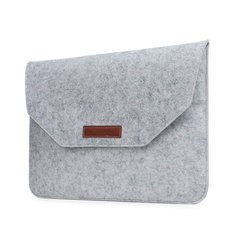 Чохол-конверт із повсті для MacBook 15" Grey