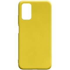 Силиконовый чехол Candy для Xiaomi Poco M3, Желтый