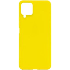 Силиконовый чехол Candy для Samsung Galaxy A22 4G / M22 4G, Желтый