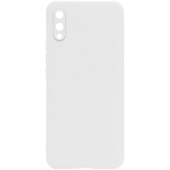 Силиконовый чехол Candy Full Camera для Samsung Galaxy A02, Белый / White