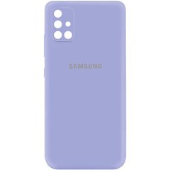 Чехол Silicone Cover My Color Full Camera (A) для Samsung Galaxy A51, Сиреневый / Dasheen