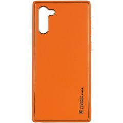 Кожаный чехол Xshield для Samsung Galaxy Note 10, Оранжевый / Apricot
