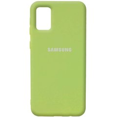 Чехол Silicone Cover Full Protective (AA) для Samsung Galaxy A02s, Мятный / Mint