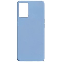 Силиконовый чехол Candy для Oppo A74 4G / F19, Голубой / Lilac Blue